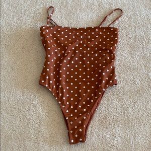 Polka dot one piece